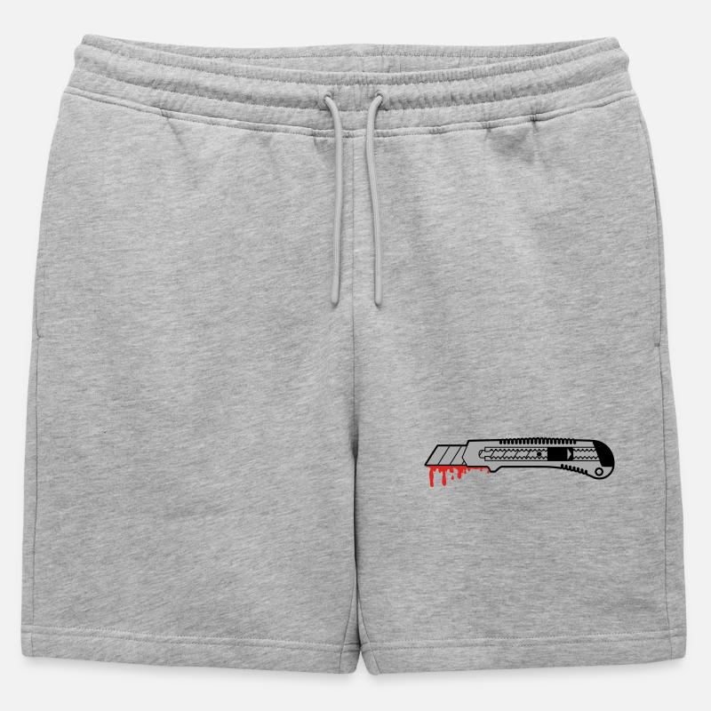 cutter - Männer Premium Organic Sweatshorts - Grau meliert