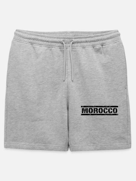 Morocco - Mens' Premium Organic Sweatshorts - heather grey