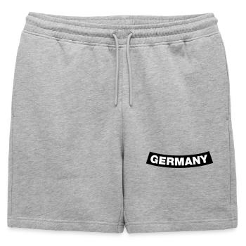 Élément du chapitre allemand (JGA MC-Rocker-Design) - Short de survêtement homme premium - gris chiné - Devant - AI Model Male 178 light (178cm)