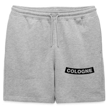 Élément de chapitre Cologne 1C (JGA MC-Rocker-Style) - Short de survêtement homme premium - gris chiné - Devant - AI Model Male 178 light (178cm)