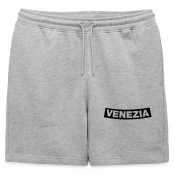Venezia Chapter Element 1C (JGA MC-Rocker-Style) - Short de survêtement homme premium - gris chiné - Devant - AI Model Male 178 light (178cm)