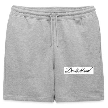 Allemagne - Short de survêtement homme premium - gris chiné - Devant - AI Model Male 178 light (178cm)