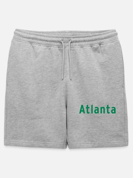 Atlanta - Mens' Premium Organic Sweatshorts - heather grey