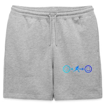 Joueurs de pickleball pour les fans d’athlètes de pickleball - Short de survêtement homme premium - gris chiné - Devant - AI Model Male 178 light (178cm)