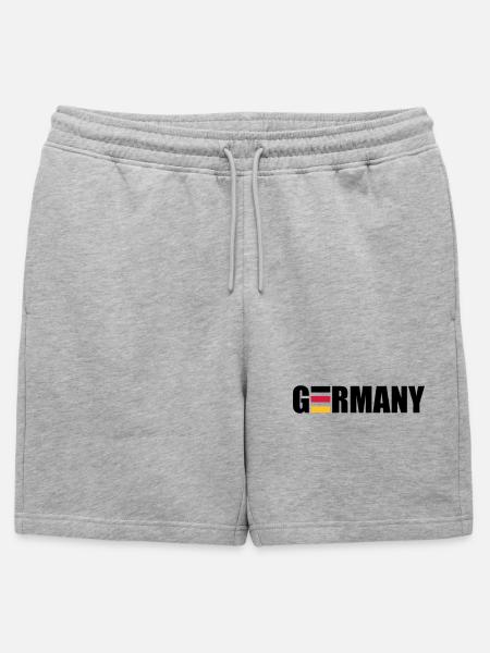 Germany - Männer Premium Organic Sweatshorts - Grau meliert