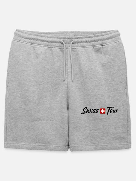 Swiss Tour Switzerland Holidays - Mens' Premium Organic Sweatshorts - heather grey