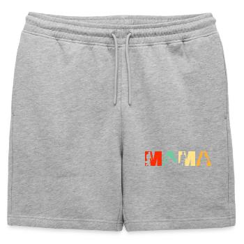 Paramédic Mama Retro EMT Premier intervenant EMS - Short de survêtement homme premium - gris chiné - Devant - AI Model Male 178 light (178cm)