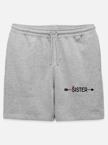 Sister - Mens' Premium Organic Sweatshorts - heather grey