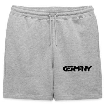 Allemagne - Short de survêtement homme premium - gris chiné - Devant - AI Model Male 178 light (178cm)