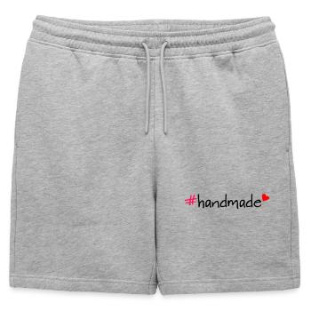 T-shirt hashtag fait main - Short de survêtement homme premium - gris chiné - Devant - AI Model Male 178 light (178cm)
