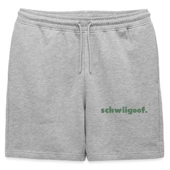Schwiigoof. - Short de survêtement homme premium - gris chiné - Devant - AI Model Male 178 light (178cm)