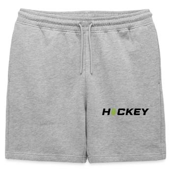 Hockey - Short de survêtement homme premium - gris chiné - Devant - AI Model Male 178 light (178cm)