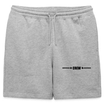 équipage - Short de survêtement homme premium - gris chiné - Devant - AI Model Male 178 light (178cm)