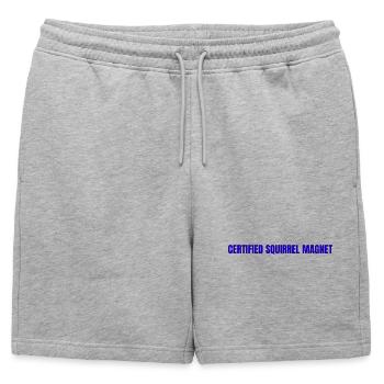 unique - Short de survêtement homme premium - gris chiné - Devant - AI Model Male 178 light (178cm)