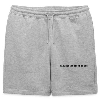 Härzbluetsolothurn Canton de Soleure - Short de survêtement homme premium - gris chiné - Devant - AI Model Male 178 light (178cm)