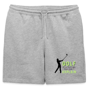 Le golf - Short de survêtement homme premium - gris chiné - Devant - AI Model Male 178 light (178cm)