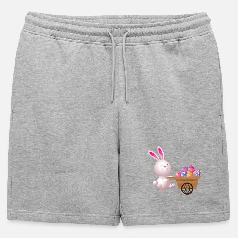 Easter, Easter, Easter - Mens' Premium Organic Sweatshorts - heather grey