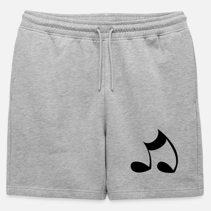 Note - Mens' Premium Organic Sweatshorts - heather grey