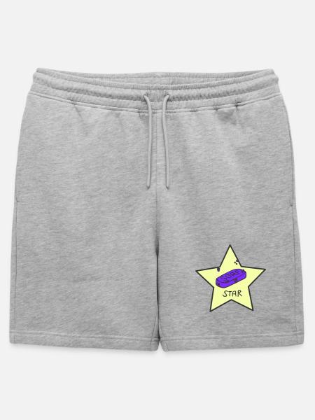 Soapstar - Mens' Premium Organic Sweatshorts - heather grey