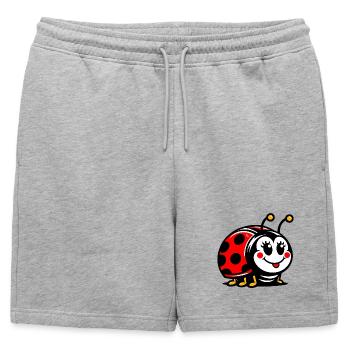Coccinelle - Short de survêtement homme premium - gris chiné - Devant - AI Model Male 178 light (178cm)