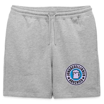 Junggesellinnen Abschied | Hochzeit | Beer | Bier - Short de survêtement homme premium - gris chiné - Devant - AI Model Male 178 light (178cm)