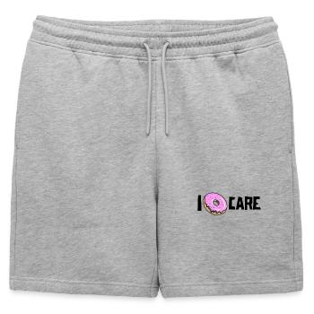 Quoi qu’il en soit, le beignet de déclaration drôle n’a pas d’importance pour moi - Short de survêtement homme premium - gris chiné - Devant - AI Model Male 178 light (178cm)
