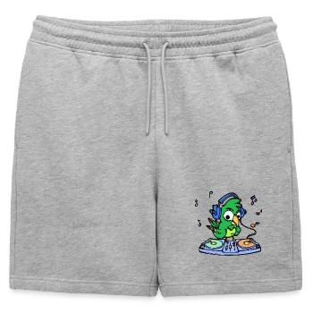 Amoureux Des Animaux, Perroquet, Animal De Compagnie, Oiseau, Zoo, Animal - Short de survêtement homme premium - gris chiné - Devant - AI Model Male 178 light (178cm)