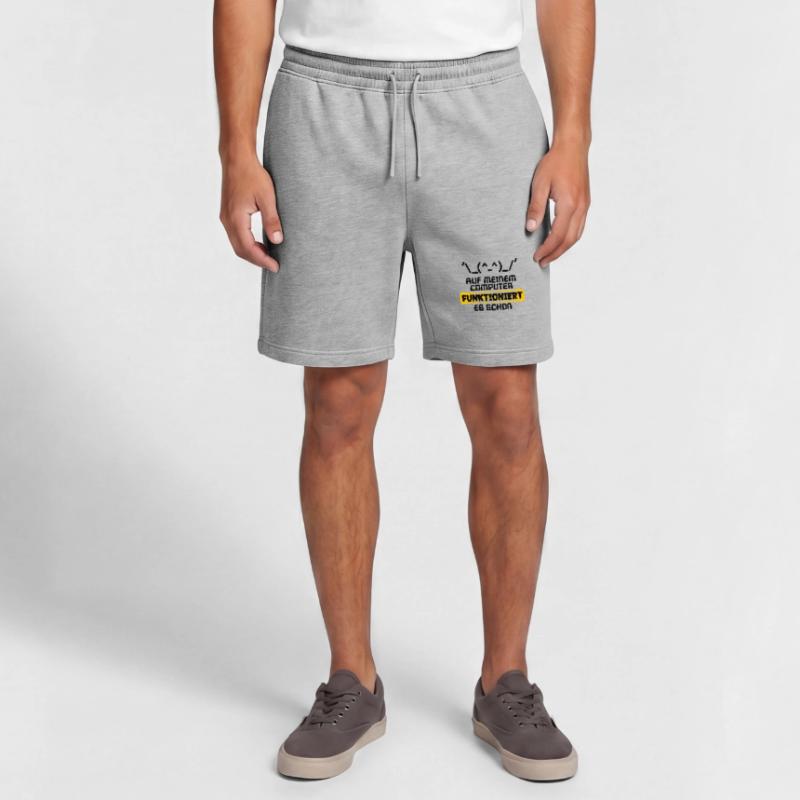 Developer Statement Code Scripting Programmer Mens' Premium Organic Sweatshorts