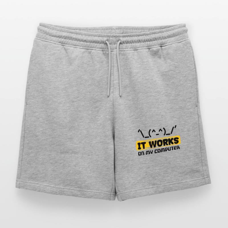 Coden Skripting Computerfreak Developer Statement Männer Premium Organic Sweatshorts