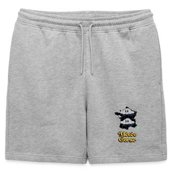 Météo Corse - Short de survêtement homme premium - gris chiné - Devant - AI Model Male 178 light (178cm)