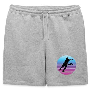 Idée cadeau pour les fans de pickleball - Short de survêtement homme premium - gris chiné - Devant - AI Model Male 178 light (178cm)