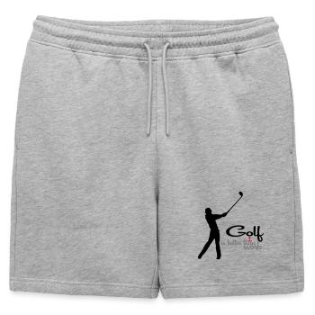 golf - Short de survêtement homme premium - gris chiné - Devant - AI Model Male 178 light (178cm)