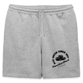 Palatinat de Frankenthal - Short de survêtement homme premium - gris chiné - Devant - AI Model Male 178 light (178cm)
