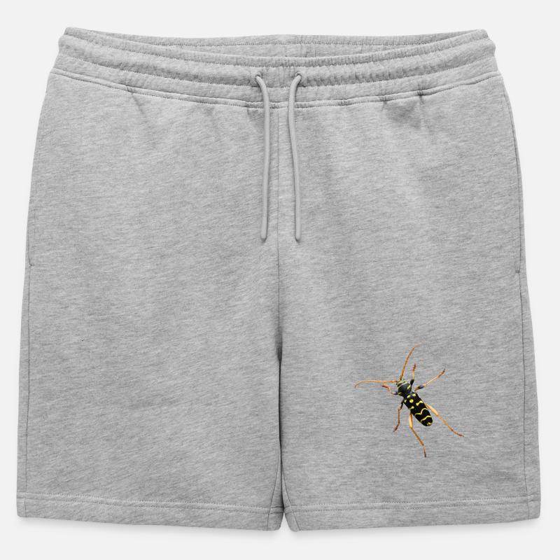 Eichenwidderbock - Männer Premium Organic Sweatshorts - Grau meliert