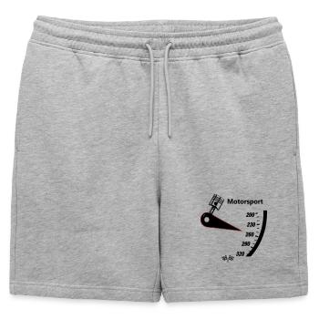Compteur de vitesse pour sport automobile - Short de survêtement homme premium - gris chiné - Devant - AI Model Male 178 light (178cm)