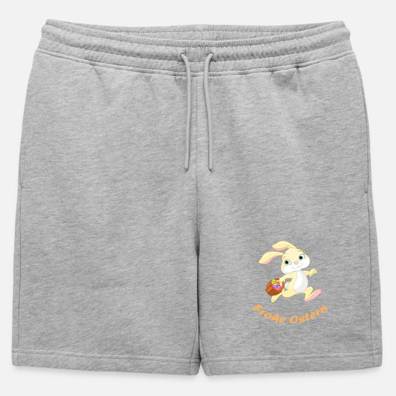 Easter - Mens' Premium Organic Sweatshorts - heather grey