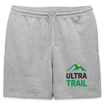 Ultra Trail - Short de survêtement homme premium - gris chiné - Devant - AI Model Male 178 light (178cm)