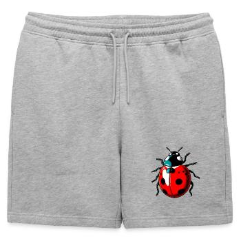 Coccinelle - Short de survêtement homme premium - gris chiné - Devant - AI Model Male 178 light (178cm)
