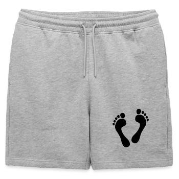 Cœur pieds nus - cœur pieds nus - Short de survêtement homme premium - gris chiné - Devant - AI Model Male 178 light (178cm)