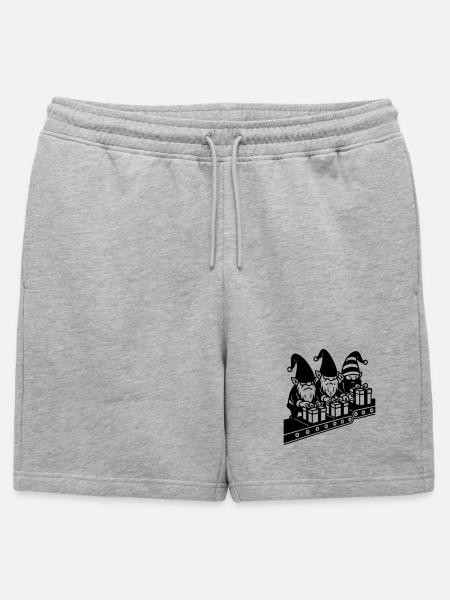 Weight Assembly Line Gifts Factory - Mens' Premium Organic Sweatshorts - heather grey
