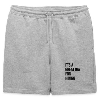 Randonnée Randonnée Randonnée - Short de survêtement homme premium - gris chiné - Devant - AI Model Male 178 light (178cm)