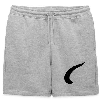 boomerang - Short de survêtement homme premium - gris chiné - Devant - AI Model Male 178 light (178cm)
