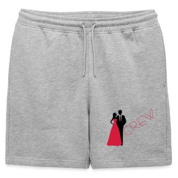 Département mariage marié mariée - Short de survêtement homme premium - gris chiné - Devant - AI Model Male 178 light (178cm)