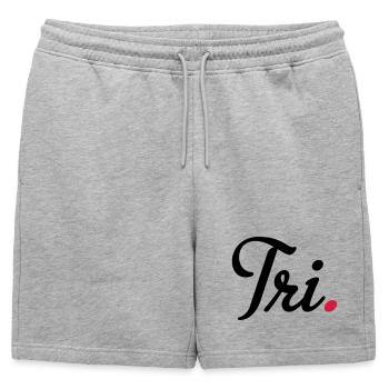 Triathlon - Short de survêtement homme premium - gris chiné - Devant - AI Model Male 178 light (178cm)