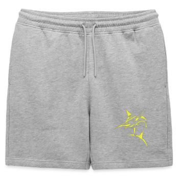 Espadon, marlin, - Short de survêtement homme premium - gris chiné - Devant - AI Model Male 178 light (178cm)