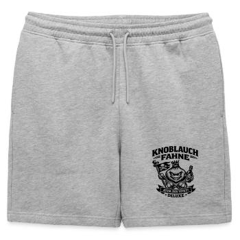 Garlic Garlic Flag Deluxe - Short de survêtement homme premium - gris chiné - Devant - AI Model Male 178 light (178cm)