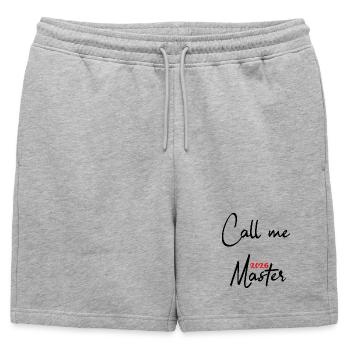 Master 2026 Diplôme - Short de survêtement homme premium - gris chiné - Devant - AI Model Male 178 light (178cm)