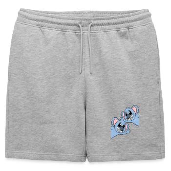 Koala Koalas - Short de survêtement homme premium - gris chiné - Devant - AI Model Male 178 light (178cm)