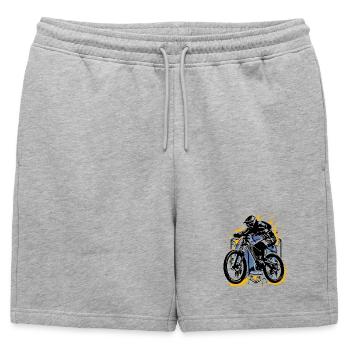 VTT VTT - VTT - Rétro Cycling - Short de survêtement homme premium - gris chiné - Devant - AI Model Male 178 light (178cm)