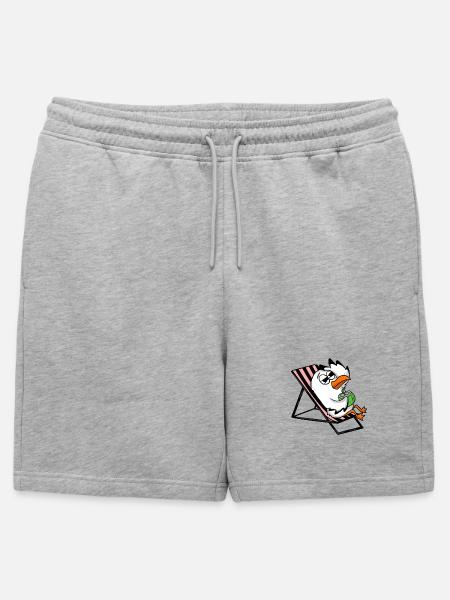 Gull - Mens' Premium Organic Sweatshorts - heather grey